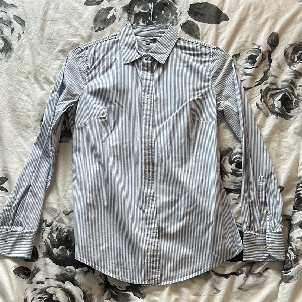 GAP Blue Stripe Button Down Shirt